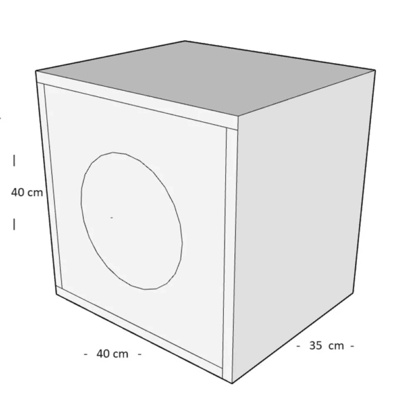 Velador Casa para Gatos  Blanco minimalista - Imagen 2