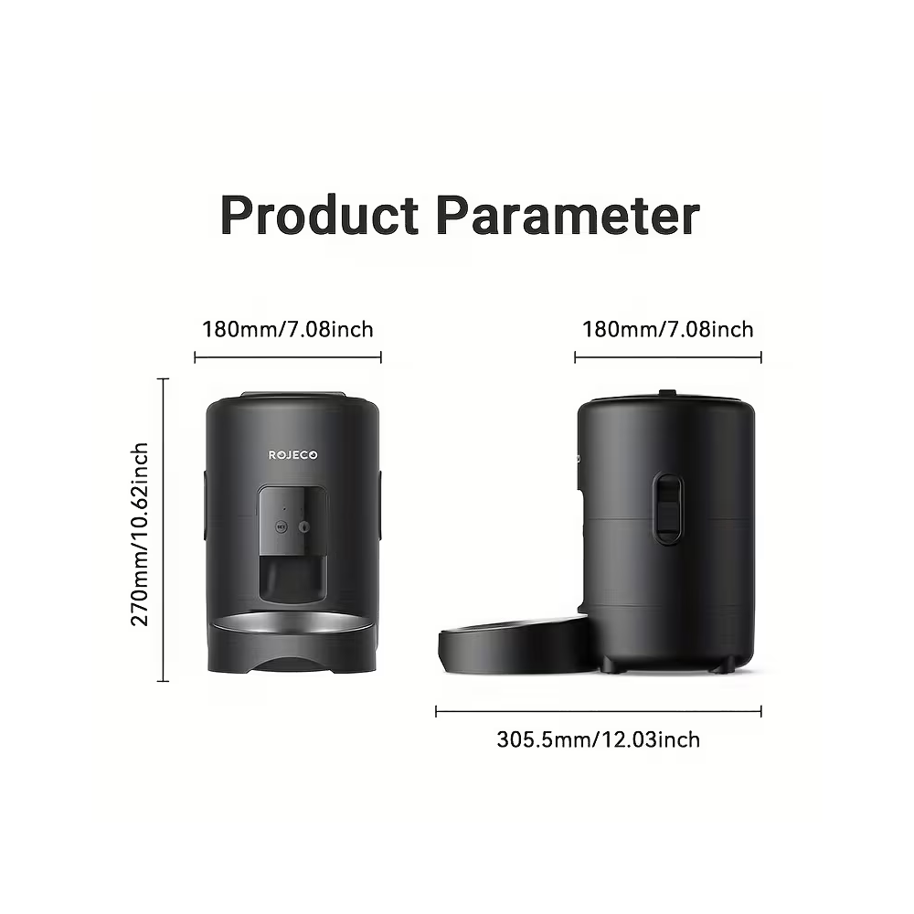 dispensador automático de comida para mascotas smart wifi