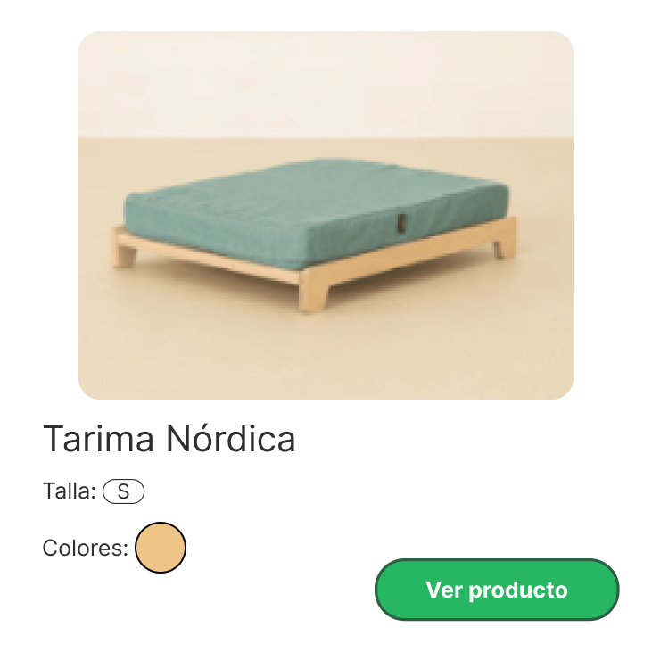 cama de madera para perros