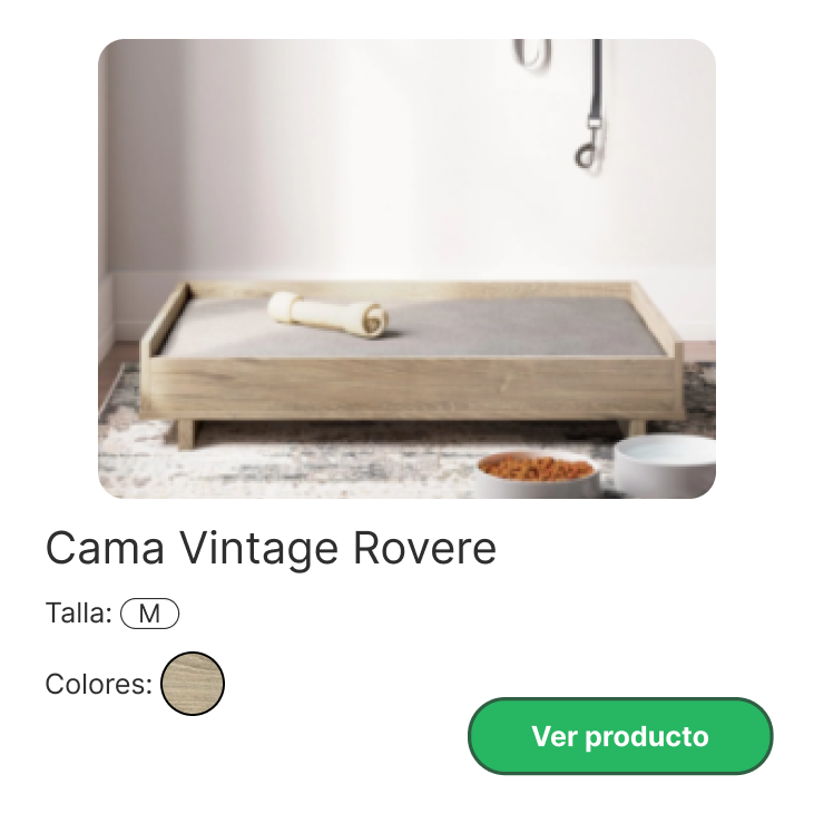 cama de madera para perros